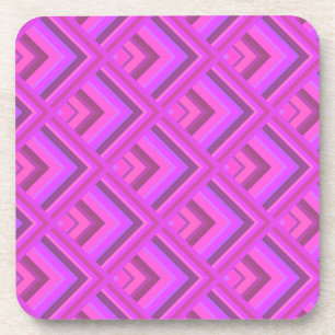Posavasos Pink stripes scale pattern