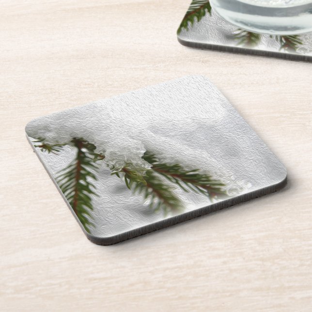 Posavasos Pinos Nevados (Lado Izquierdo)