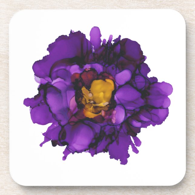 Posavasos Pintado a mano de uva/peón (Frente)