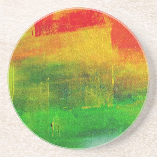 Posavasos Pintura abstracta (Frente)