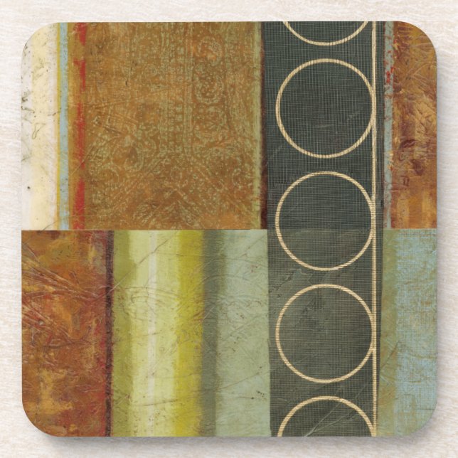 Posavasos Pintura abstracta multitexturizada por Vision Stud (Frente)