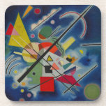 Posavasos Pintura azul de Kandinsky<br><div class="desc">Wassily Kandinsky,  considerado el padre del arte abstracto,  es uno de los artistas que ingresó a la literatura artística mundial con sus obras en Europa. Sus obras,  que aparecieron con formas regulares en el pasado,  han inspirado las irregulares obras de artistas abstractos recientes a lo largo del tiempo.</div>