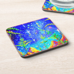 Posavasos Pintura Cuta "Selva Estelar". ¡Hazte con una en Za