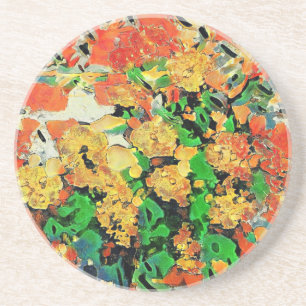 Posavasos Pintura de aceite retro: Monet Van Gogh