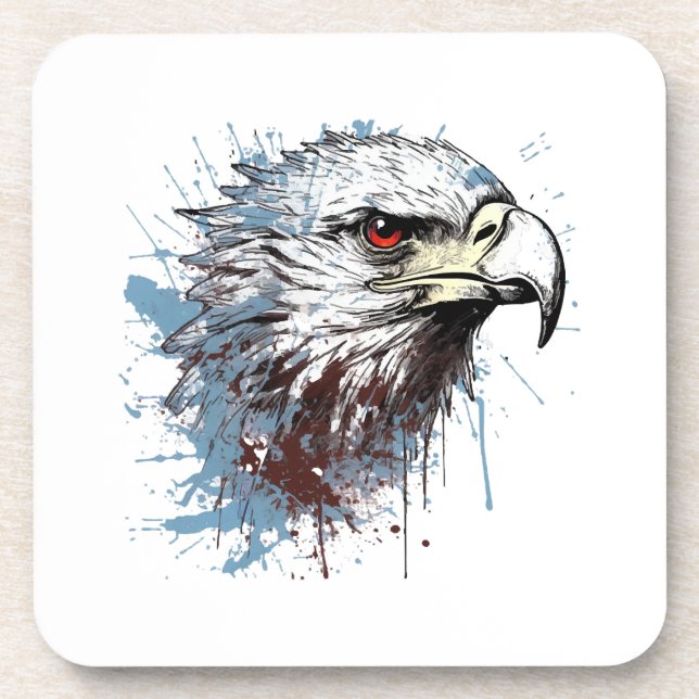 Posavasos Pintura de águila (Frente)