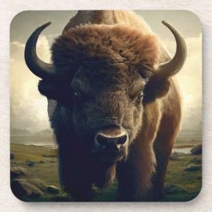 Posavasos Pintura de Bison
