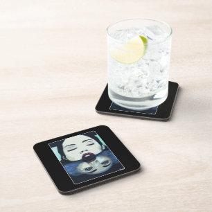 Posavasos Pintura de "Como arriba, más abajo" sobre una