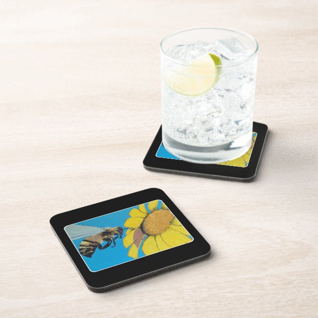 Posavasos Pintura de "danza del jardín" en un (Lado Derecho)