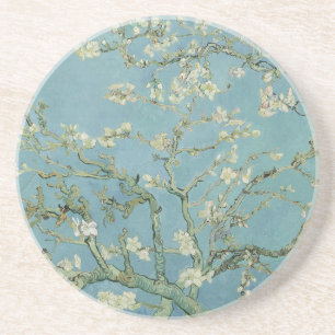 Posavasos Pintura de flores de almendra de Van Gogh