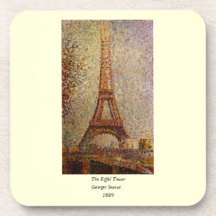 Posavasos Pintura de Georges Seurat: La Torre Eiffel (1889)