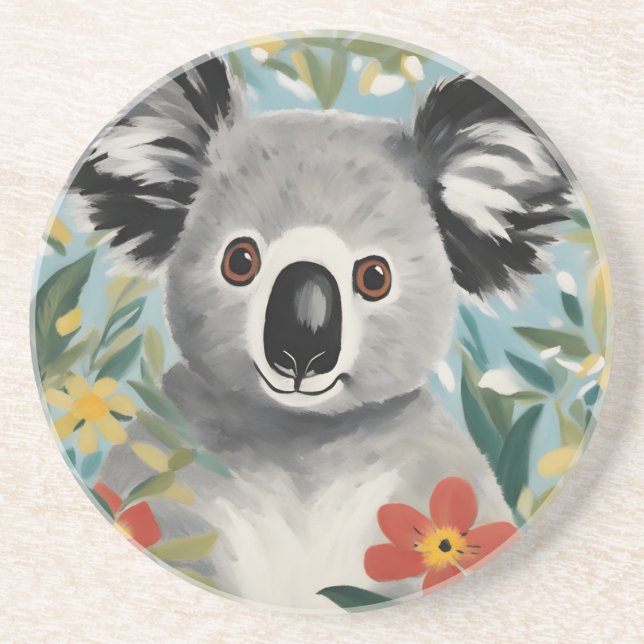 Posavasos Pintura de Koala (Frente)