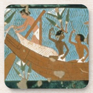 Posavasos Pintura de pared de la tumba de Ipuy, Thebes,