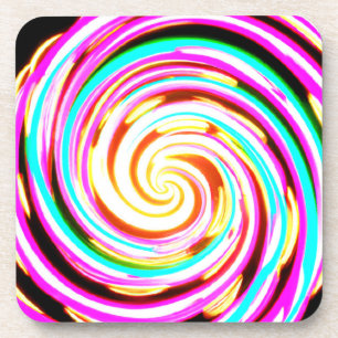 Posavasos Pintura de patrón de neón