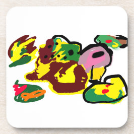 Posavasos pintura de pavo