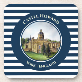 Posavasos Pintura en acuarela de Castle Howard York Inglater