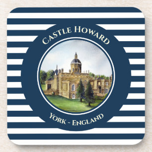 Posavasos Pintura en acuarela de Castle Howard York Inglater