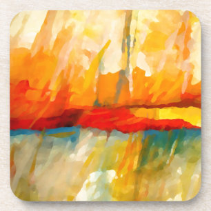 Posavasos Pintura expresionista abstracta moderna