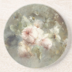 Posavasos Pintura floral vintage