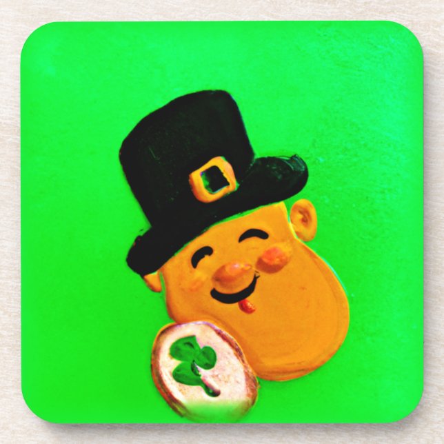 Posavasos Pintura Irlandesa. ¡Hazte con una en Zazzle (Frente)