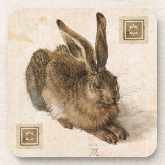 Posavasos Pintura joven de las liebres de Albrecht Durer