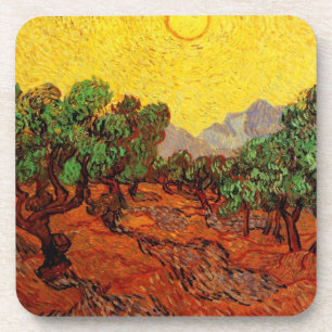 Posavasos Pinturas de árboles de Vincent van Gogh