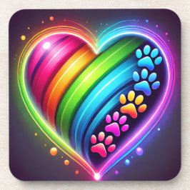 Posavasos Pinturas de la montaña rusa del amor