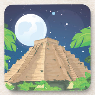 Posavasos Pirámide azteca