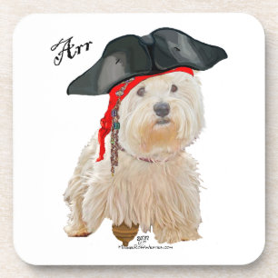Posavasos Pirata Westie