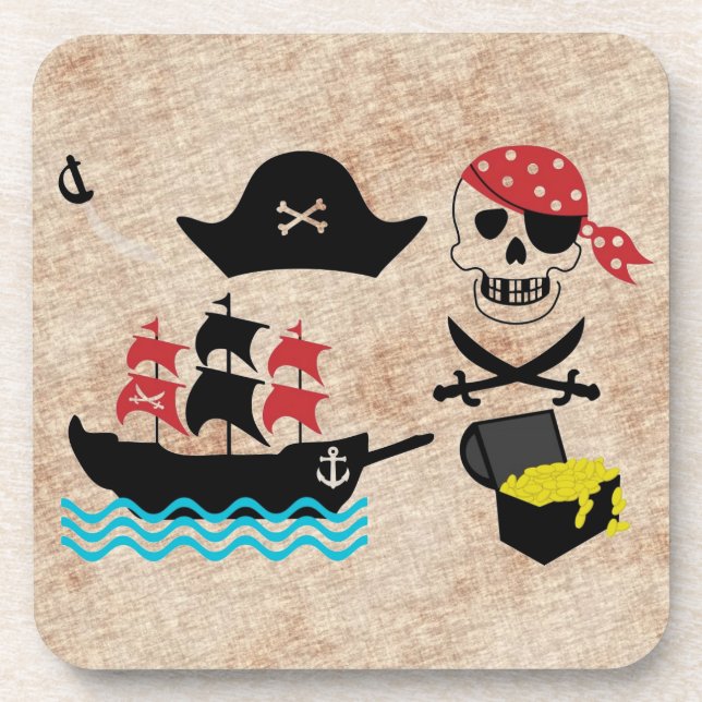 Posavasos Piratas (Frente)