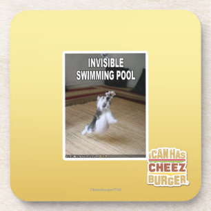 Posavasos Piscina invisible