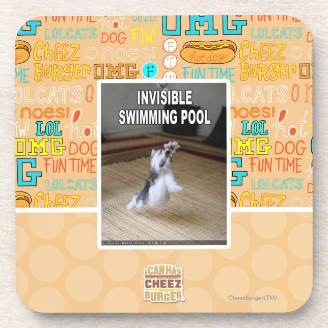 Posavasos Piscina invisible (Frente)