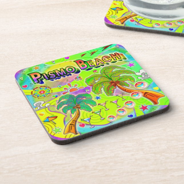 Posavasos Pismo Beach Mind Focus Coaster (Lado Izquierdo)