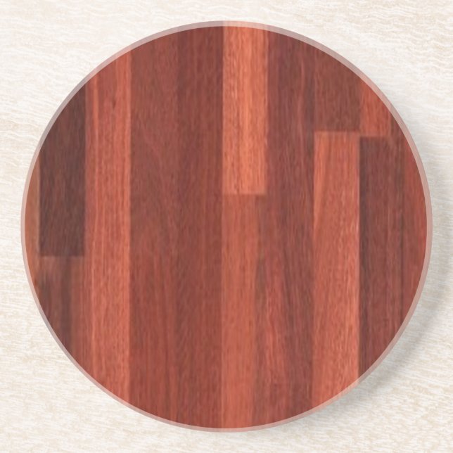 Posavasos Piso de madera rojizo oscuro de Jarrah (Frente)