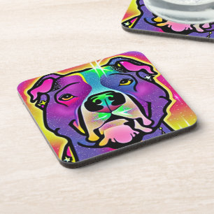 Posavasos Pitbull Perro Arte Pop