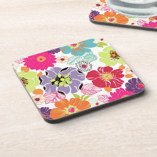 Posavasos PixDezines Alegre/color de fondo DIY