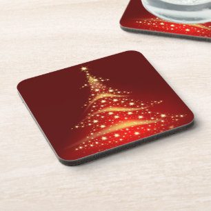 Posavasos PixDezines esparcen árbol de Navidad