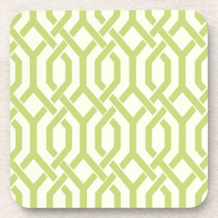 Posavasos PixDezines Kew Trellis/color de fondo personalizab