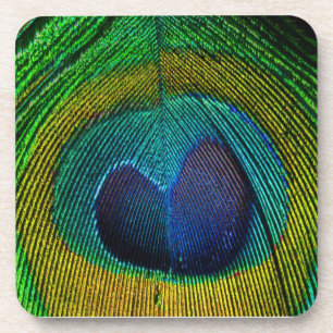 Posavasos PixDezines neón/ojo psicodélico de pavo real