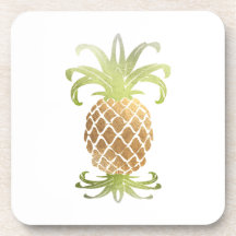 PixDezines Piña Falsa de Oro/fondo DIY