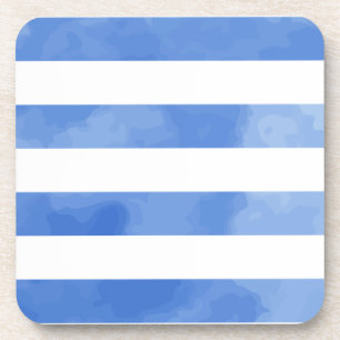 Posavasos PixDezines rayas/acuarela digital