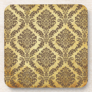 Posavasos PixDezines vintage Rosette Damask
