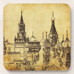 Posavasos PixDezines vintage St. Petersburg/Plaza Kremlin