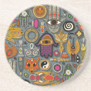 Posavasos pizarra de talismanes