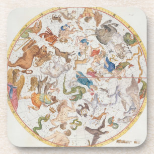Posavasos Placa 26 del "atlas Coelestis", por Juan Flamsteed