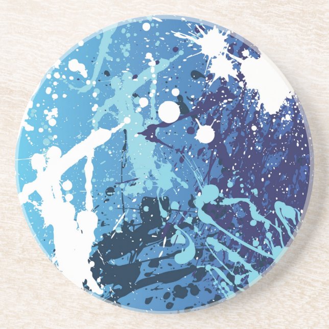 Posavasos Placa azul (Frente)