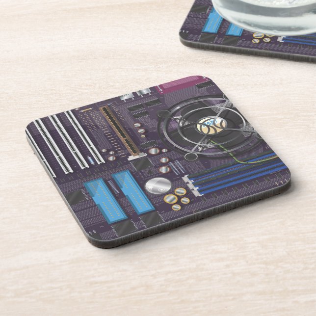 Posavasos Placa base de computadora (Lado Izquierdo)