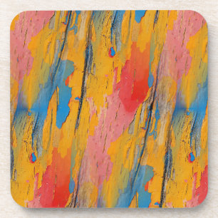 Posavasos Placa de pintura colorida