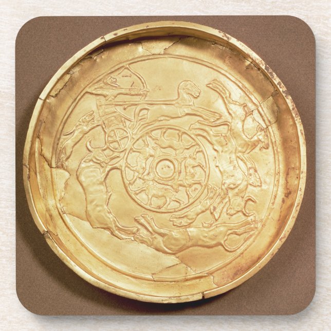 Posavasos Placa (oro) (Frente)