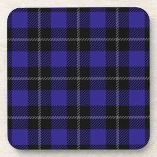 Posavasos Placa real azul negro