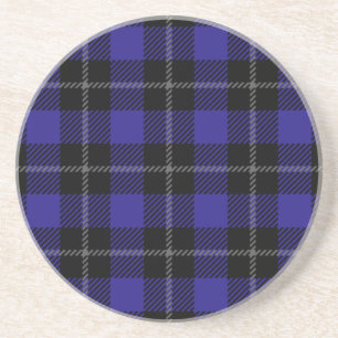 Posavasos Placa real azul negro